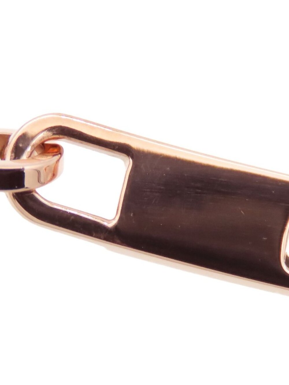 Hermes Kelly Chaine Pink Gold 18k Diamond ST Bracelet - Picture 8 of 9